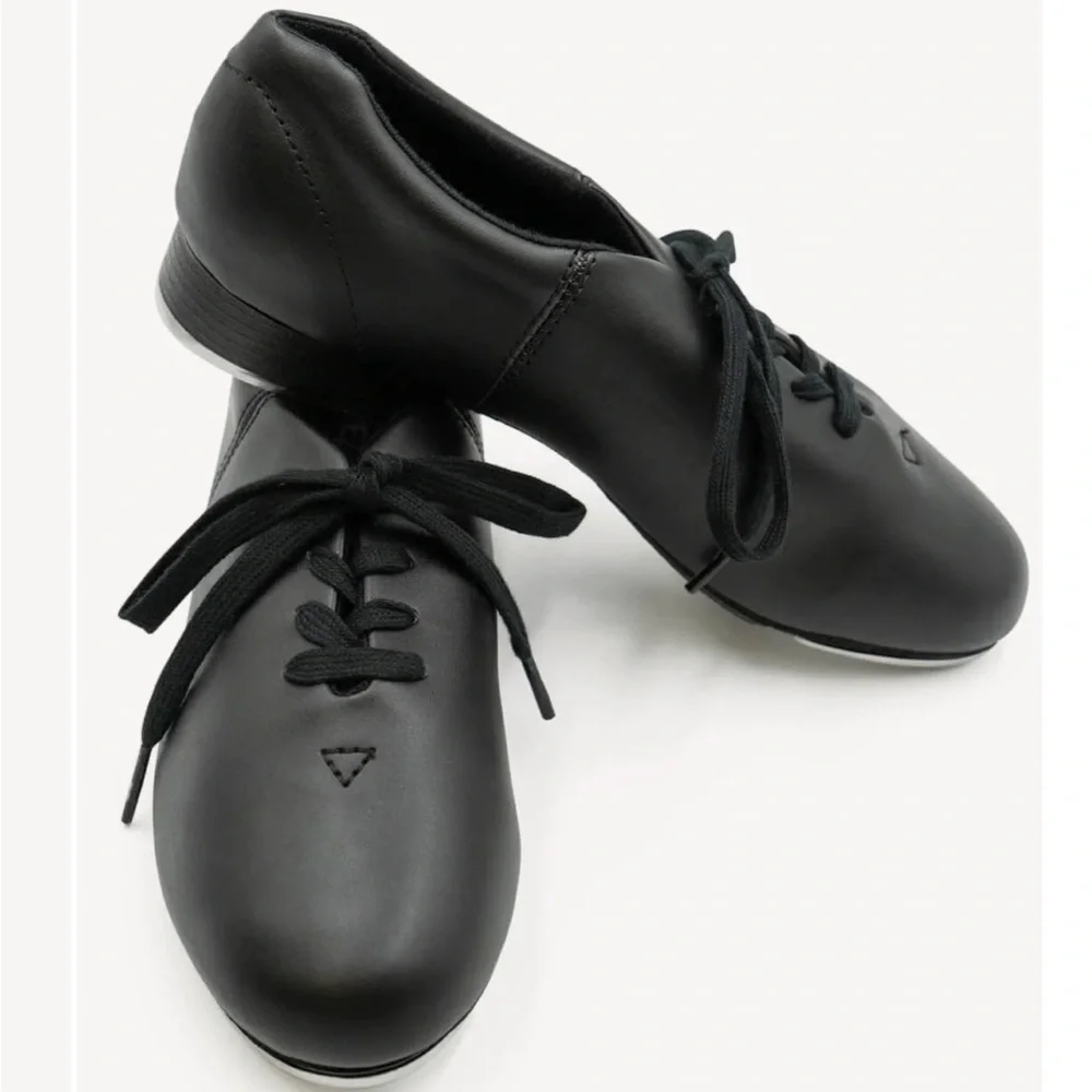 Capezio women’s fluid black lace up tap dance shoes style model CG17 size 6 - Picture 4 of 4